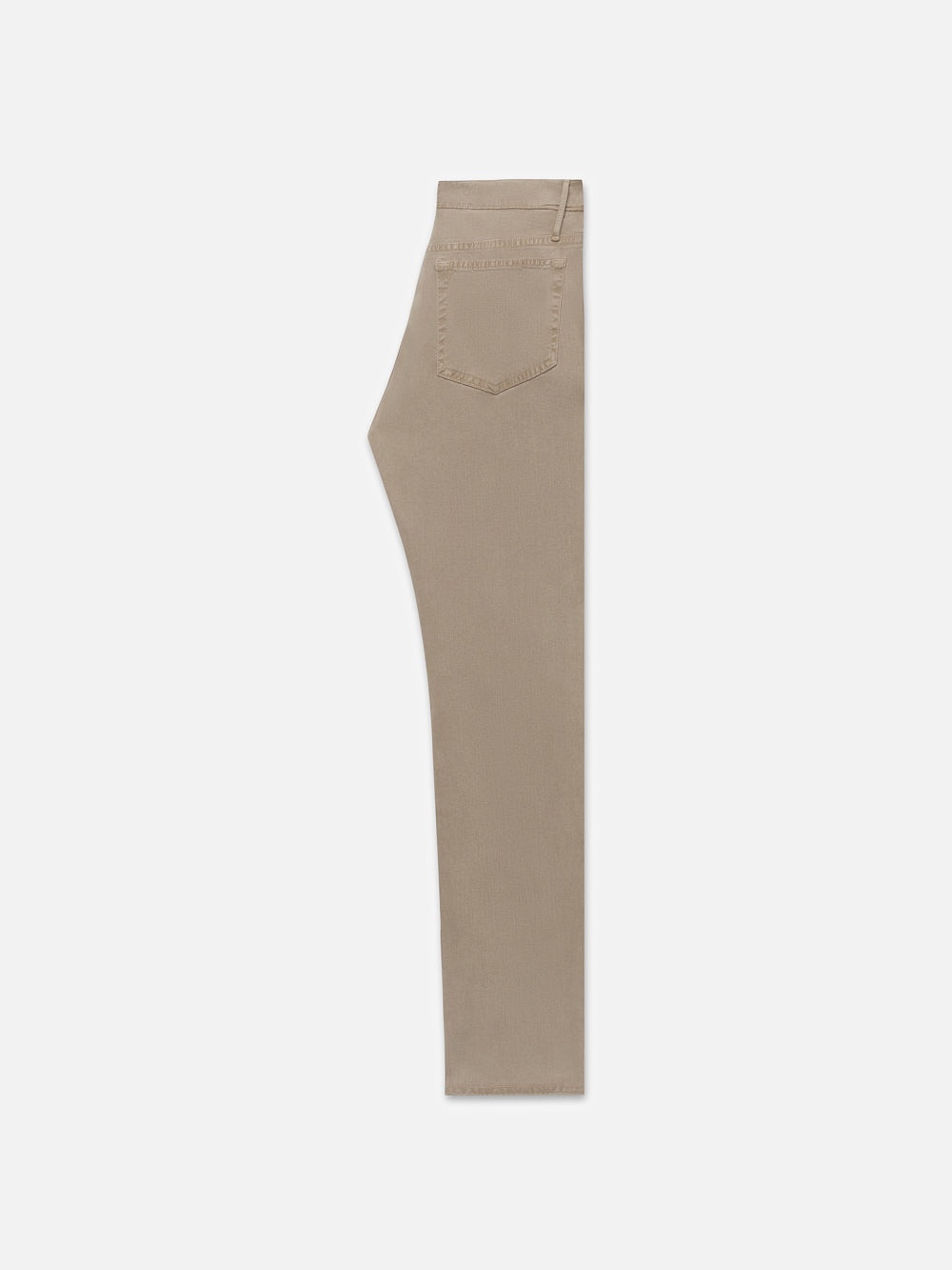 L'Homme Slim Brushed Twill in Stone Beige - 2