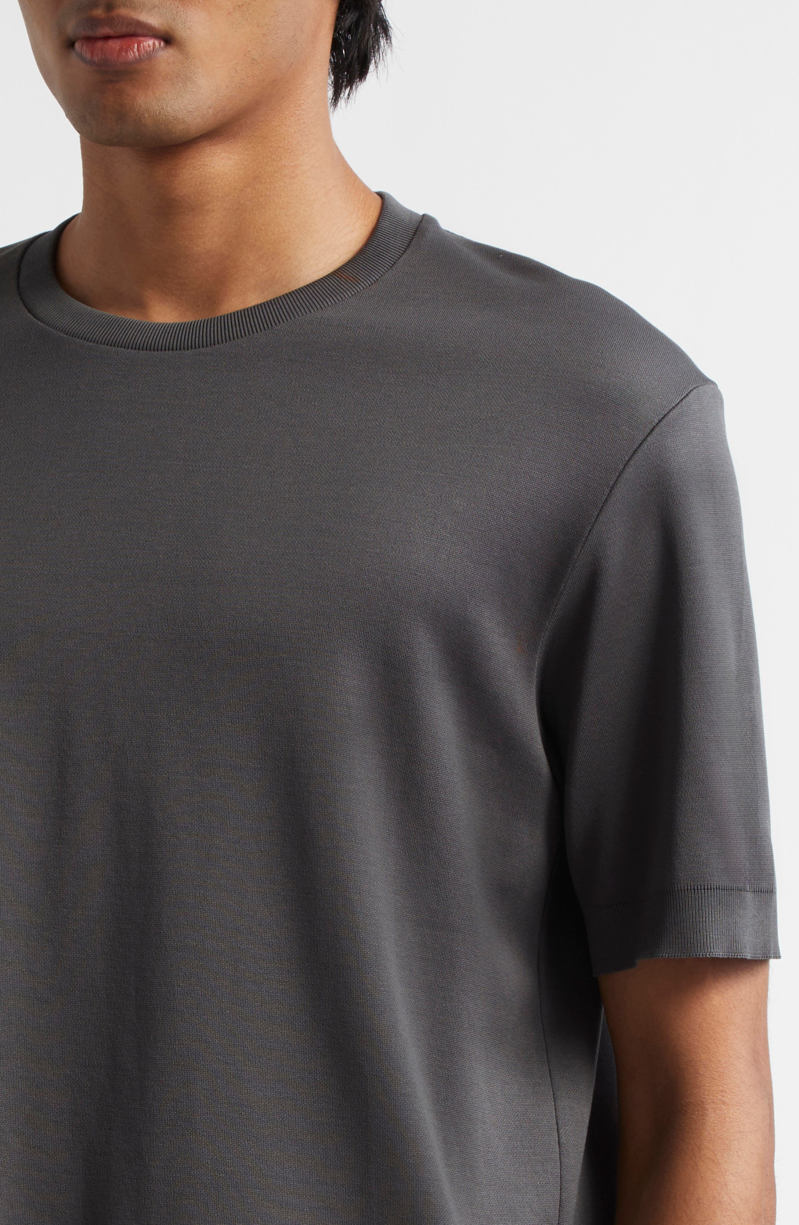Herno Cotton Jersey T-Shirt in Grey at Nordstrom - 4