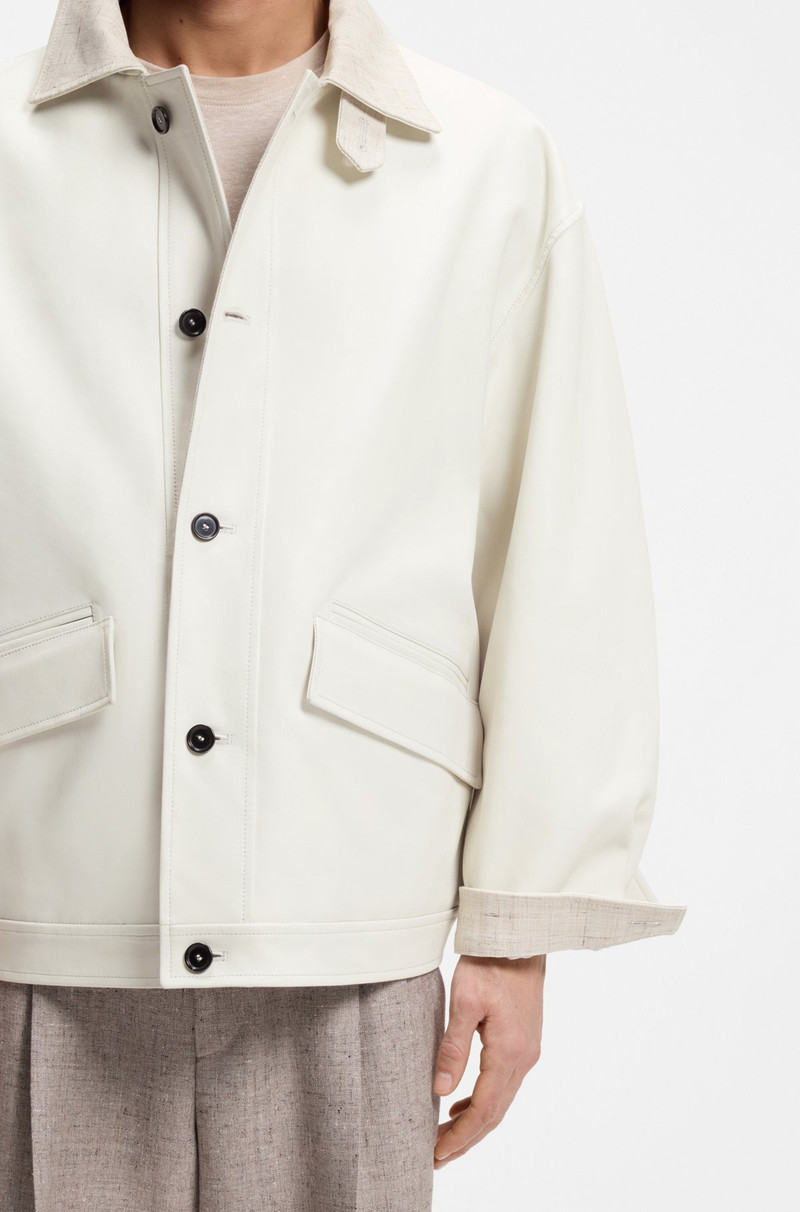 NAPPA LEATHER JACKET IN AN OVERSIZED FIT 6