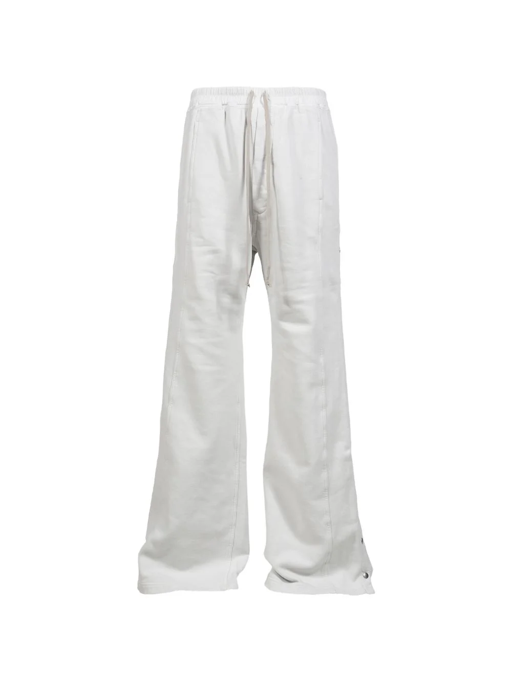 buttoned flared trousers - 1