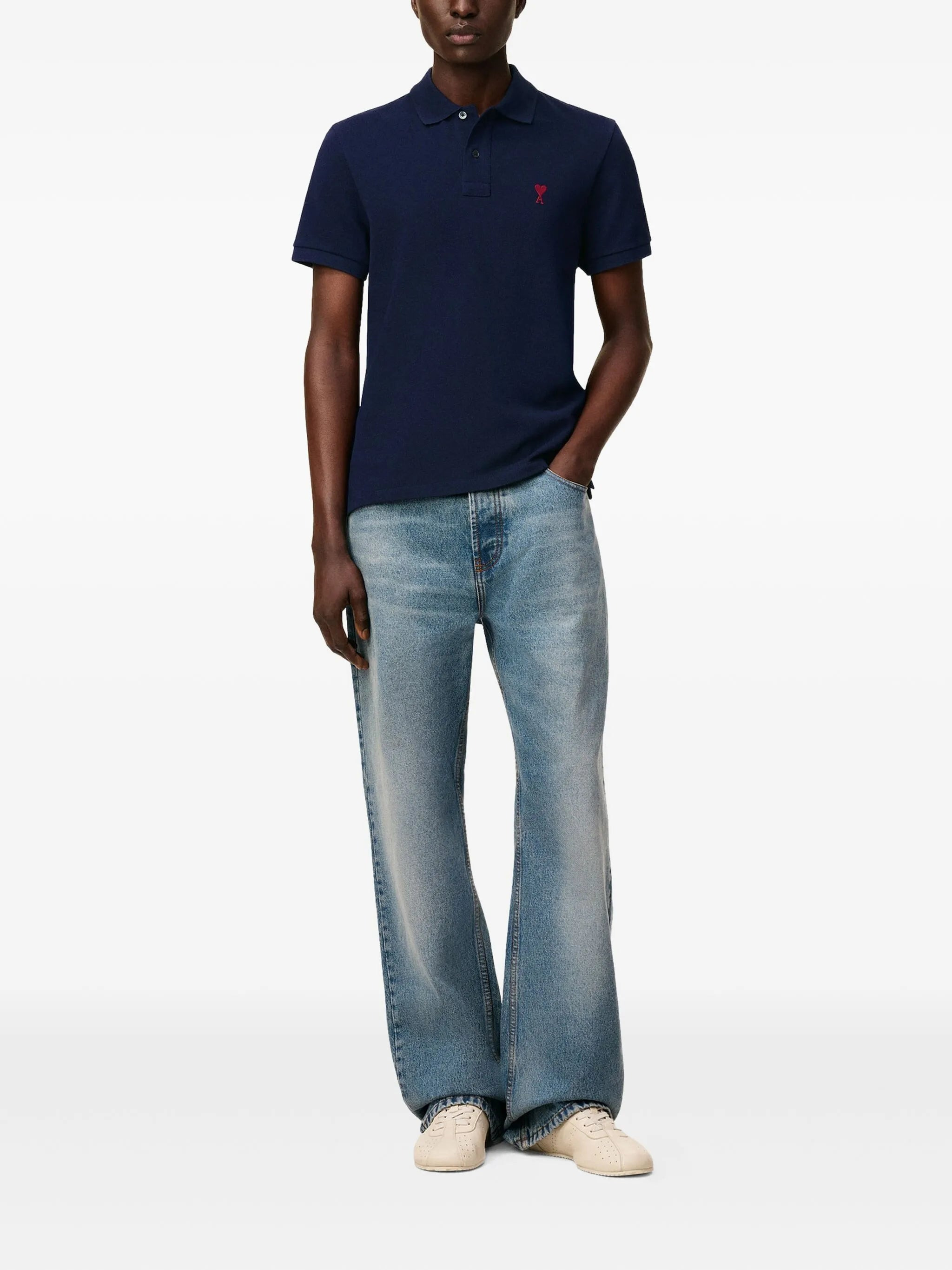Ami Paris Ami De Coeur Polo Shirt - 1
