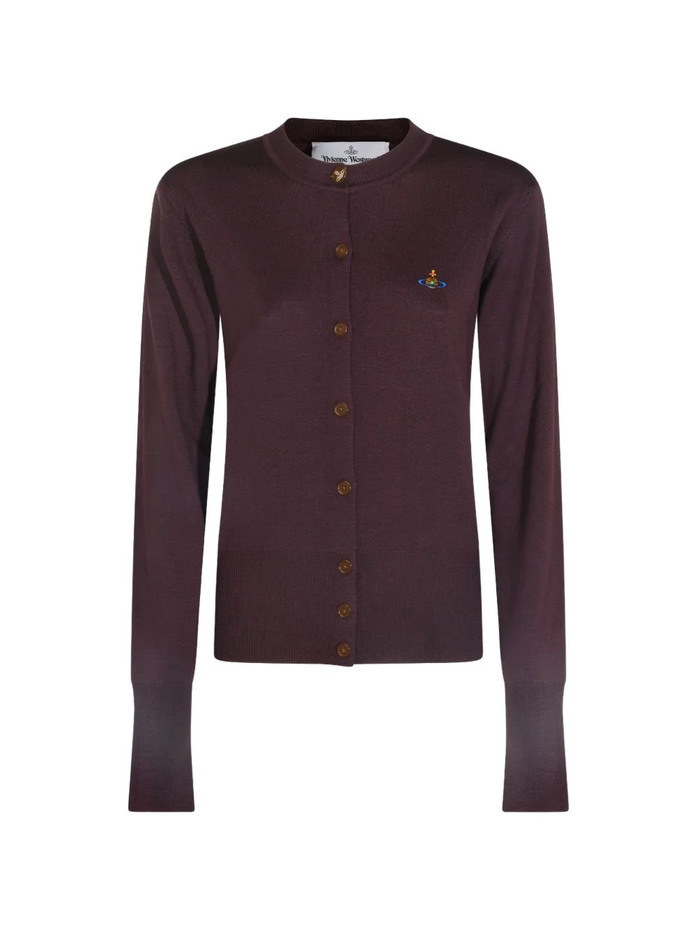 Orb-embroidered cardigan - 1