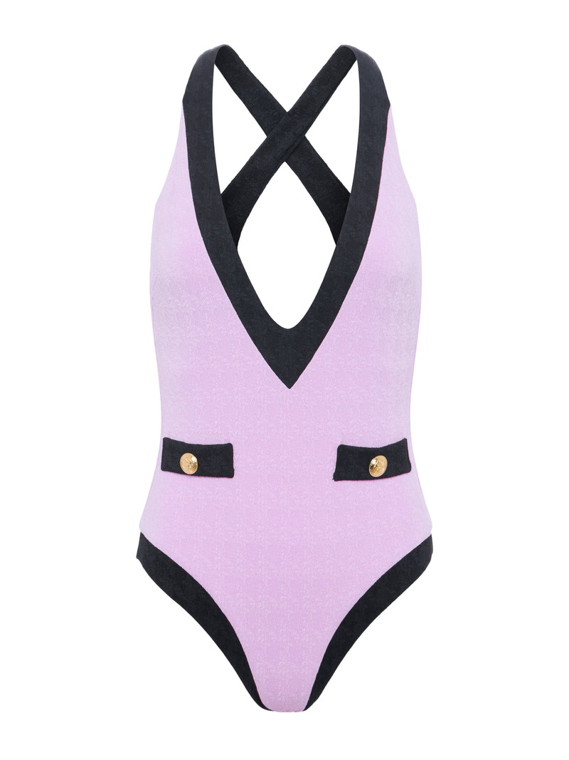 Lisa Plunge One-Piece Swimsuit 1