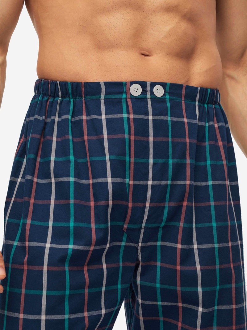 Men's Classic Fit Pyjamas Ranga 44 Brushed Cotton Multi - 7