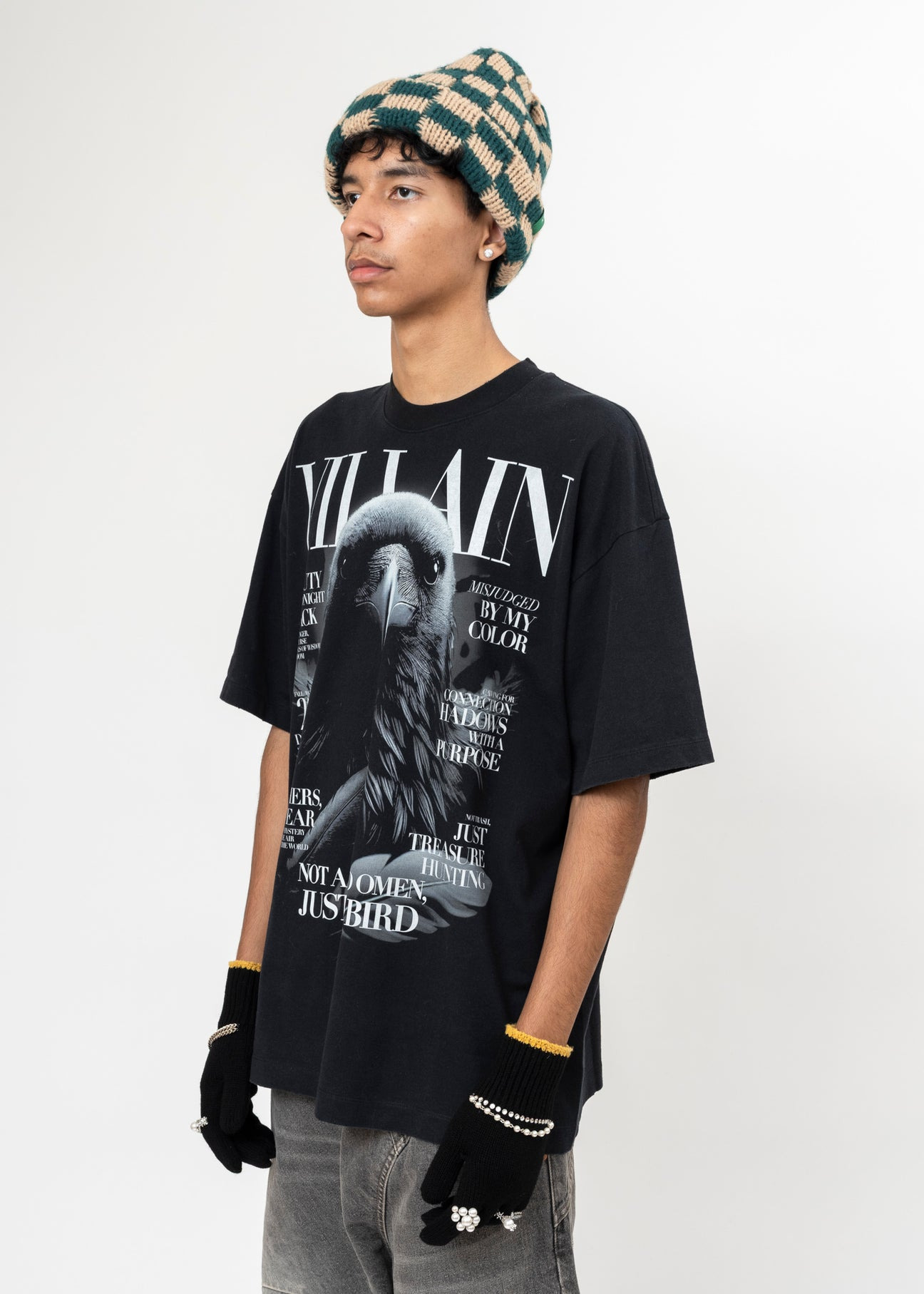 BLACK DOUBLET VILLAIN COVER PRINT T-SHIRT - 2
