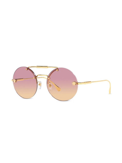 VERSACE circle-lens sunglasses outlook