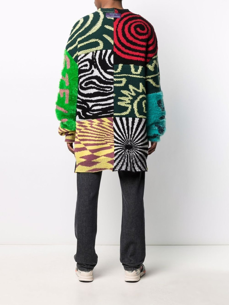x Ed Curtis patchwork cardigan 5