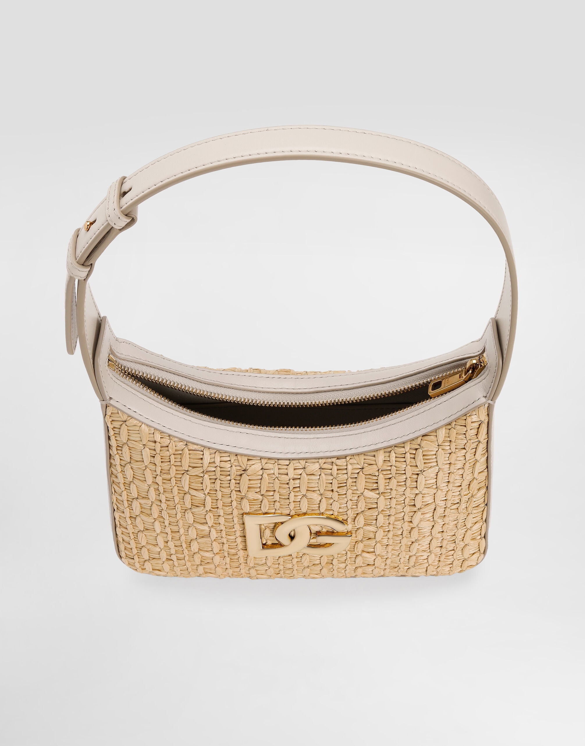 Rafia crochet shoulder bag - 4