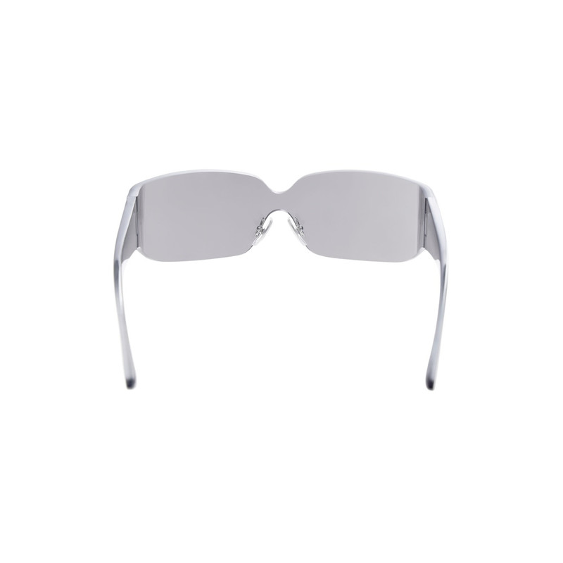 BALENCIAGA Mono Square Sunglasses  in Silver outlook