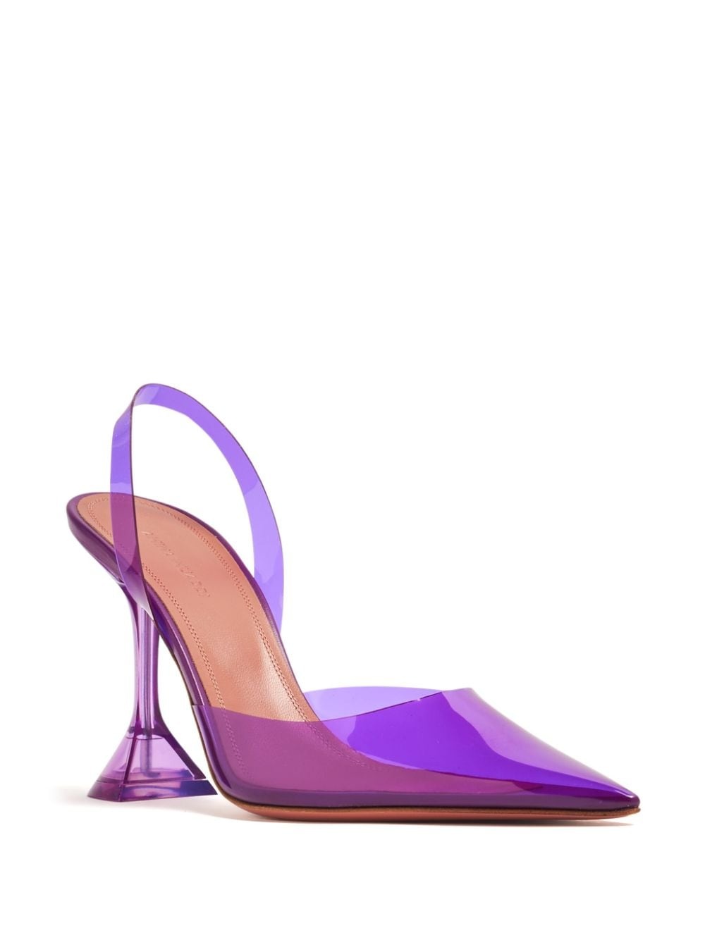 Holli Glass 95mm slingback pumps - 2