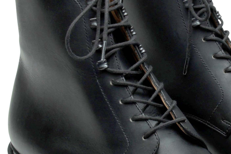 Neuilly Black Silk - Rubber Sole 6