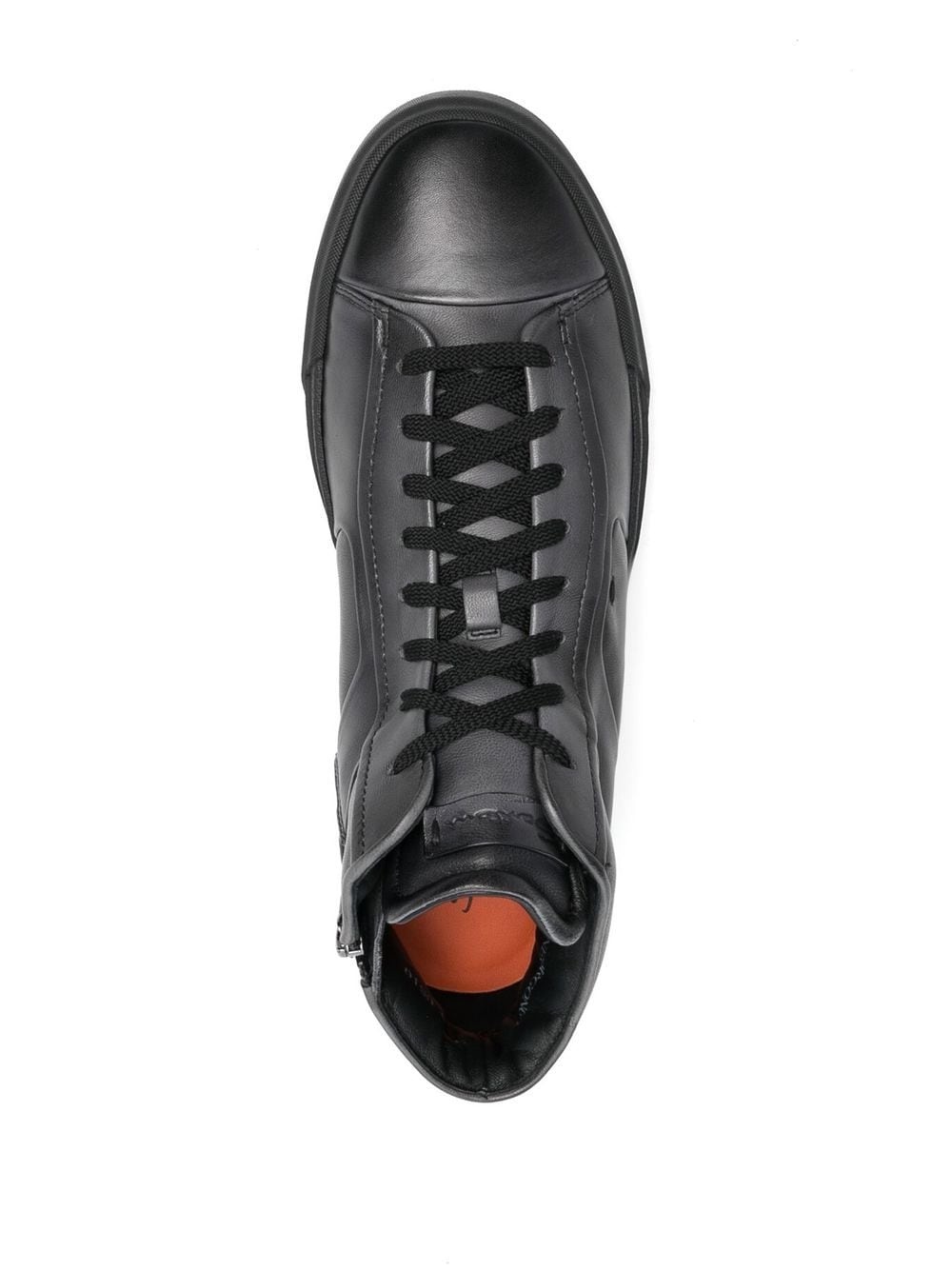 high-top lace-up sneakers - 4