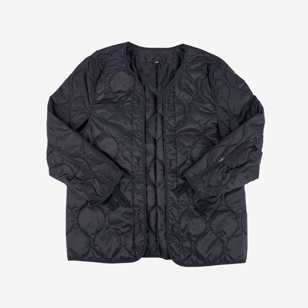IHM-41-BLK Quilt Lining M65 Field Jacket - Black - 10