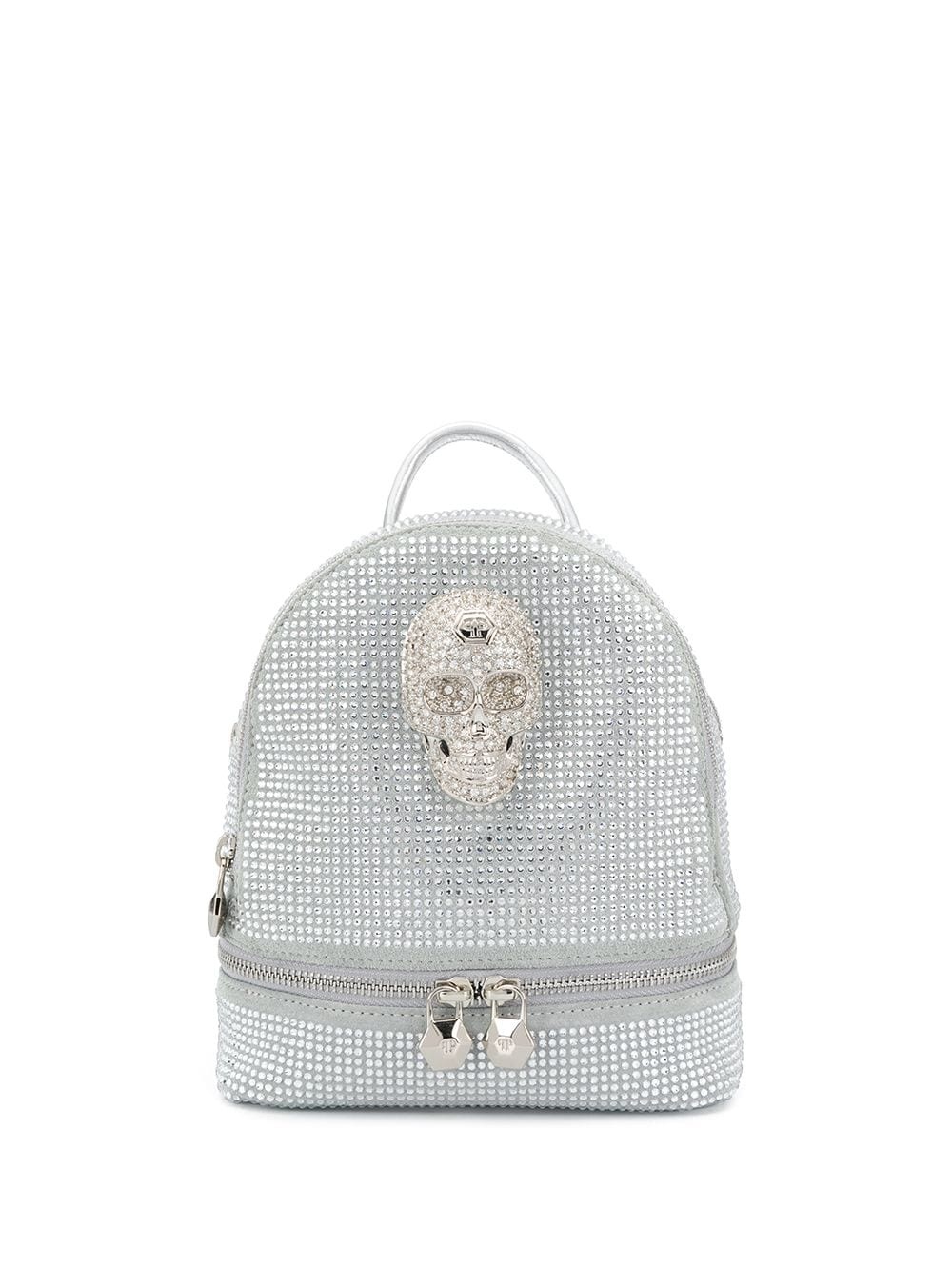 crystal-embellished backpack - 1