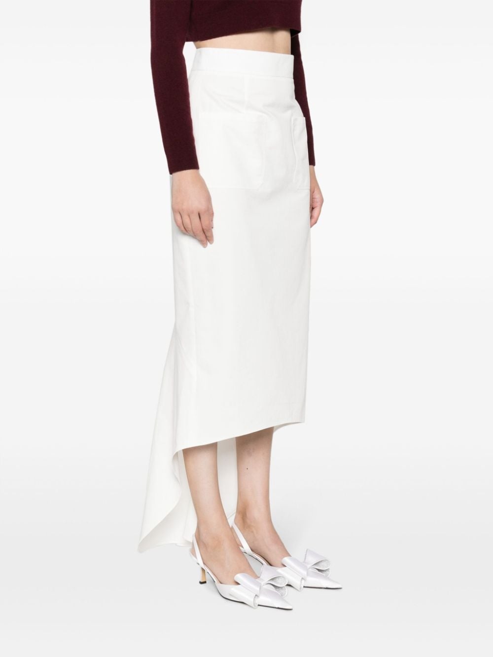 fluted midi skirt - 3