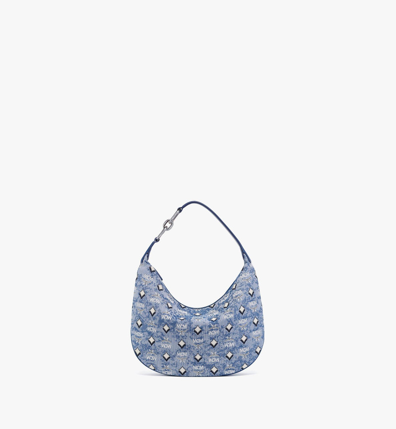 Aren Crescent Hobo in Vintage Monogram Jacquard 1