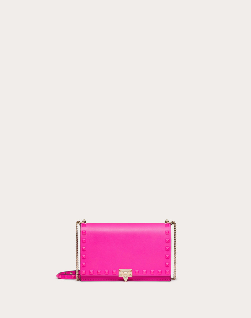 MINI ROCKSTUD CALFSKIN BAG WITH CHAIN 1