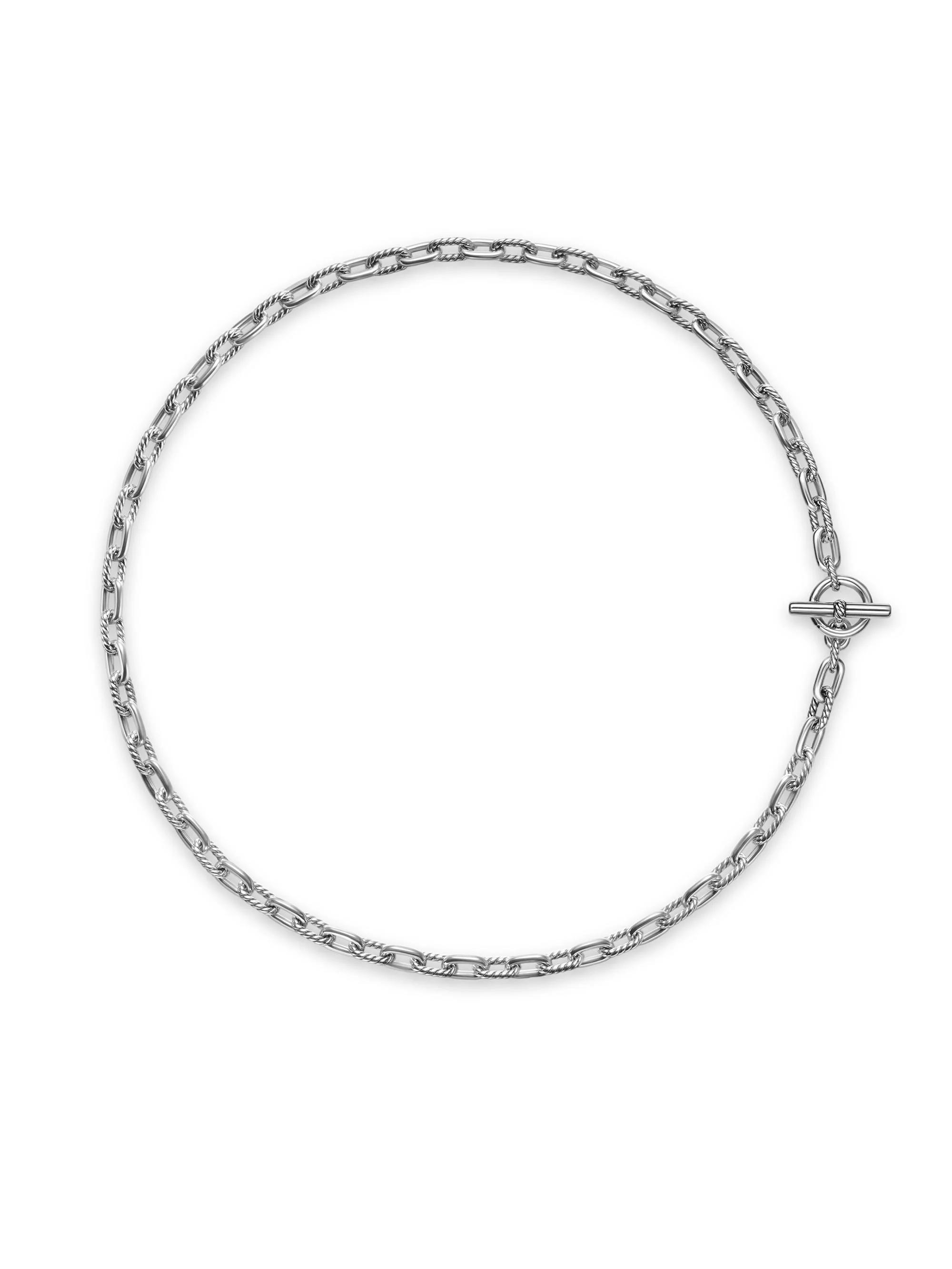 Women's Madison Toggle Chain Necklace in Sterling Silver, 5.5MM - Silver - 1