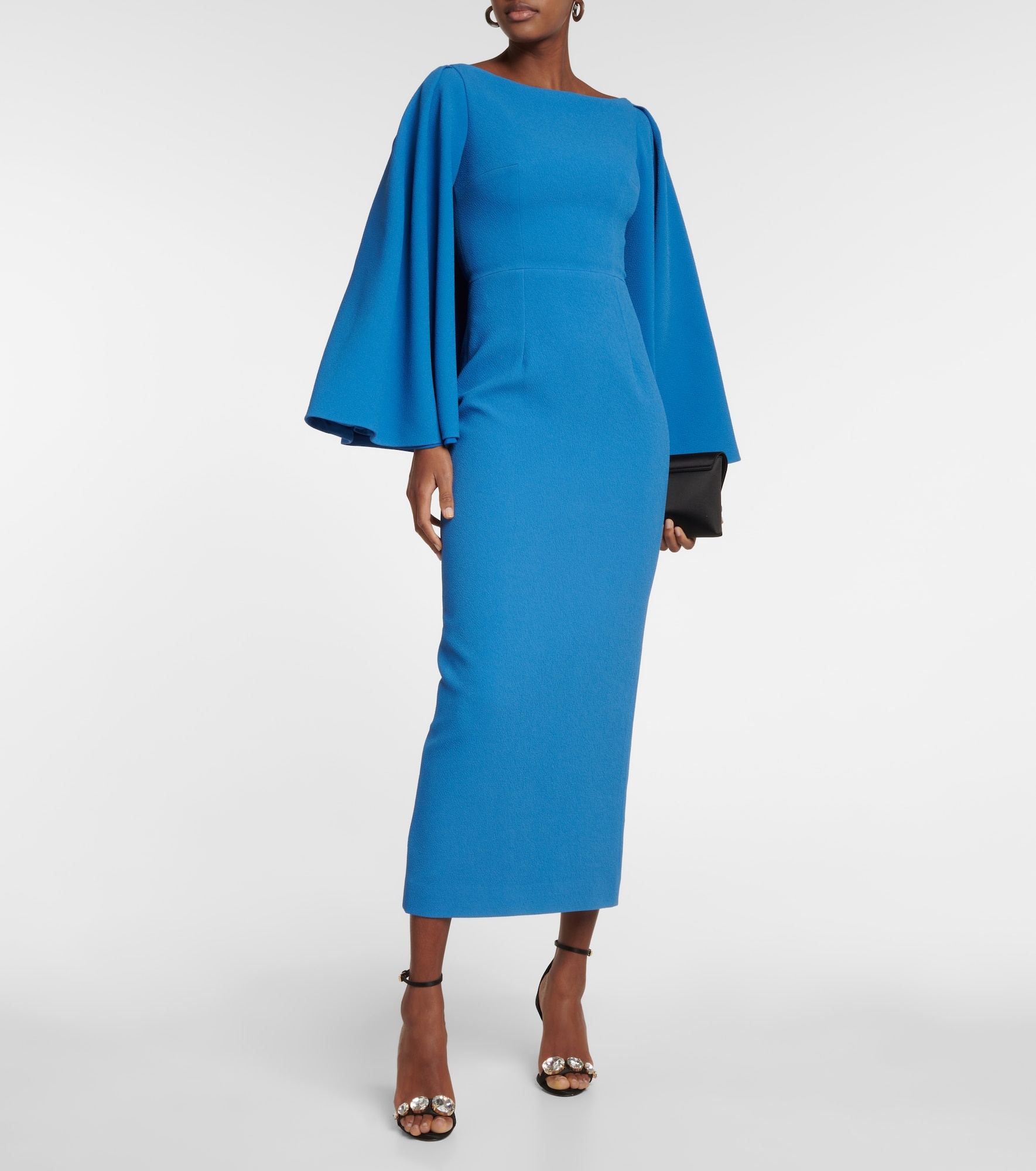 Niesha crêpe midi dress - 2