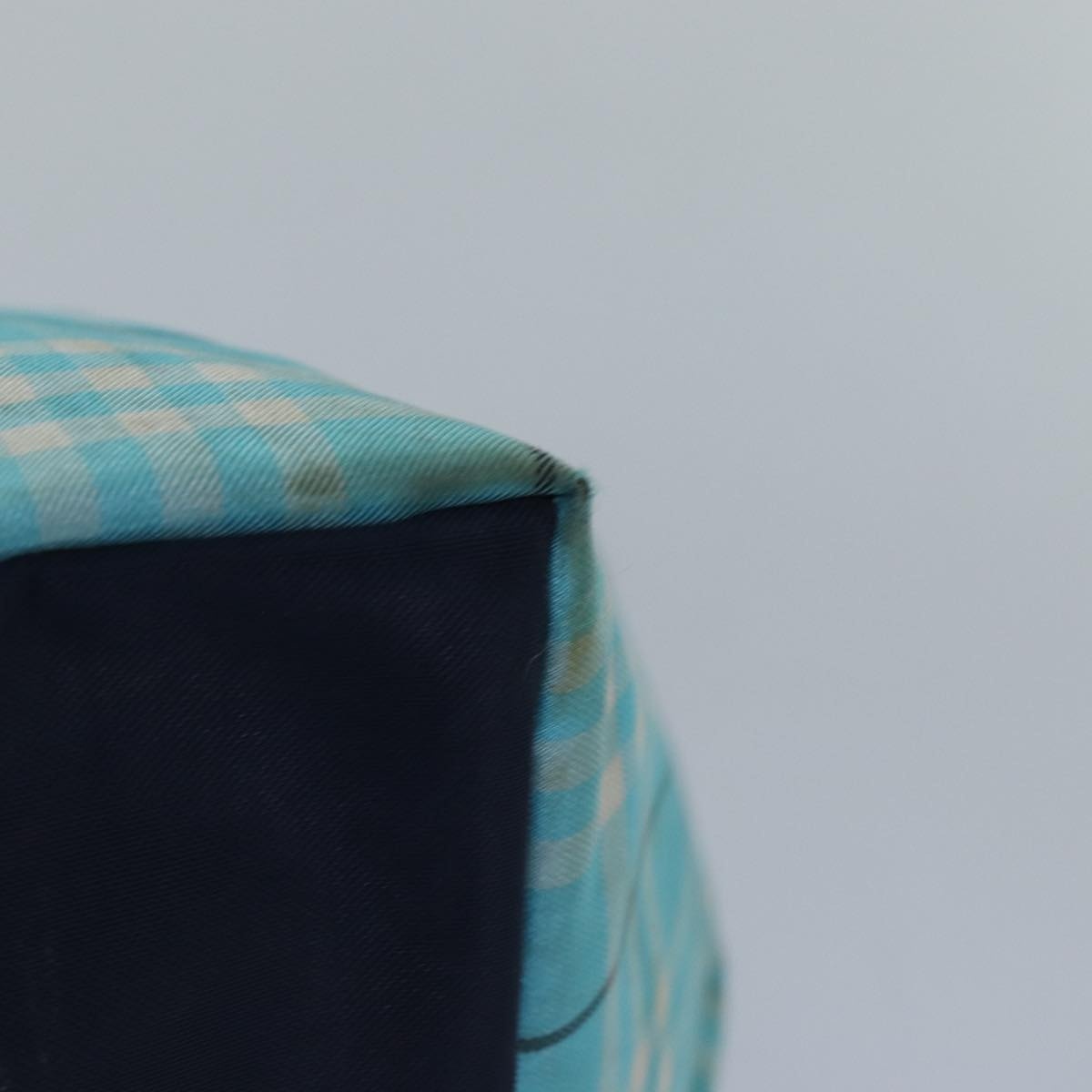 Burberry Nova Check Blue Label Tote Bag Nylon Light Blue Silver - 15