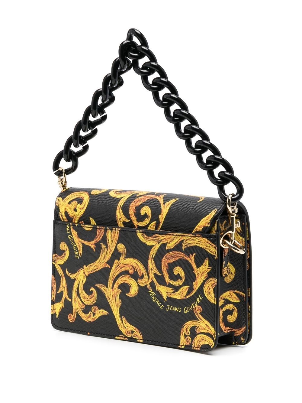 Barocco-print crossbody bag - 4