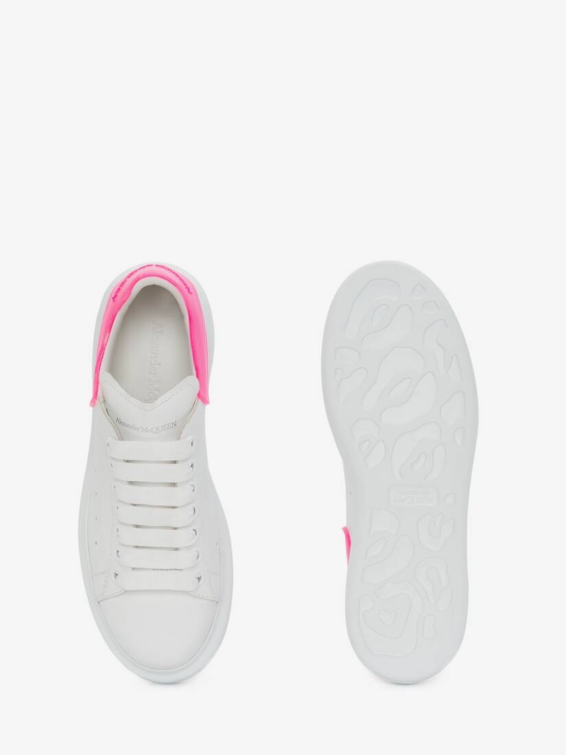 Alexander McQueen Women's Oversized Sneaker in White/bright