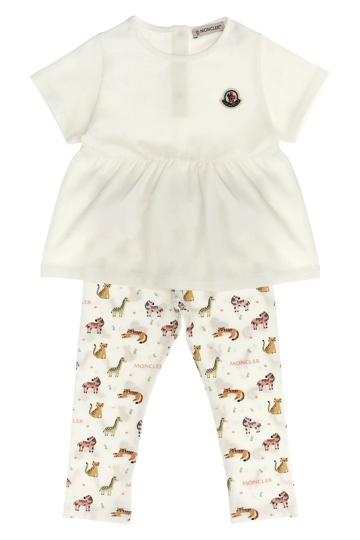 Animal Print T-Shirt + Leggings Set - 1