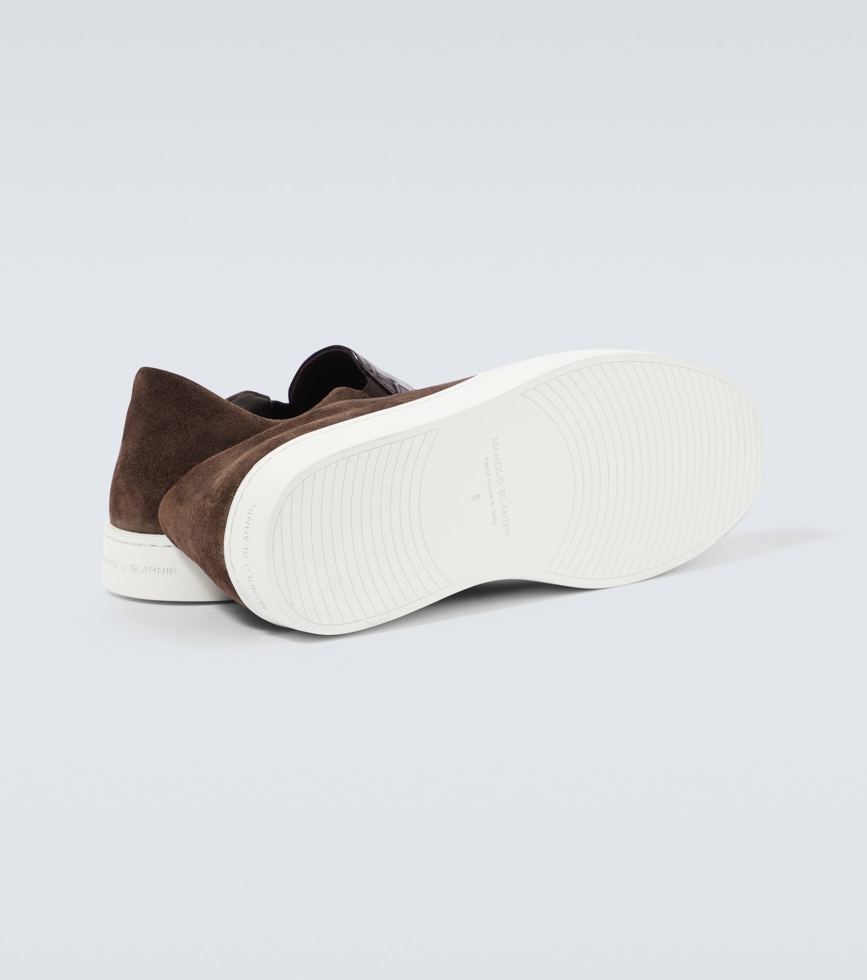 Nadores croc-effect leather sneakers - 7