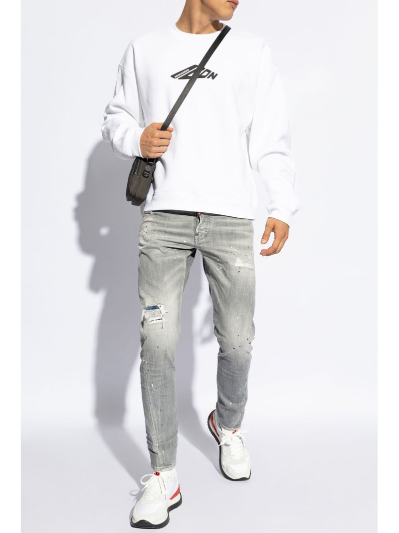 DSQUARED2 Graphic-stamp sweatshirt outlook
