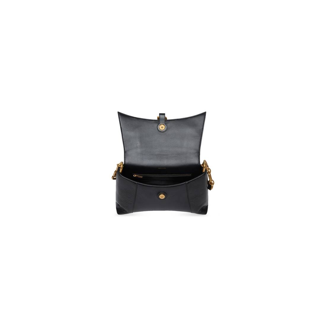 Women's Downtown Medium Shoulder Bag With Chain in Black - 6