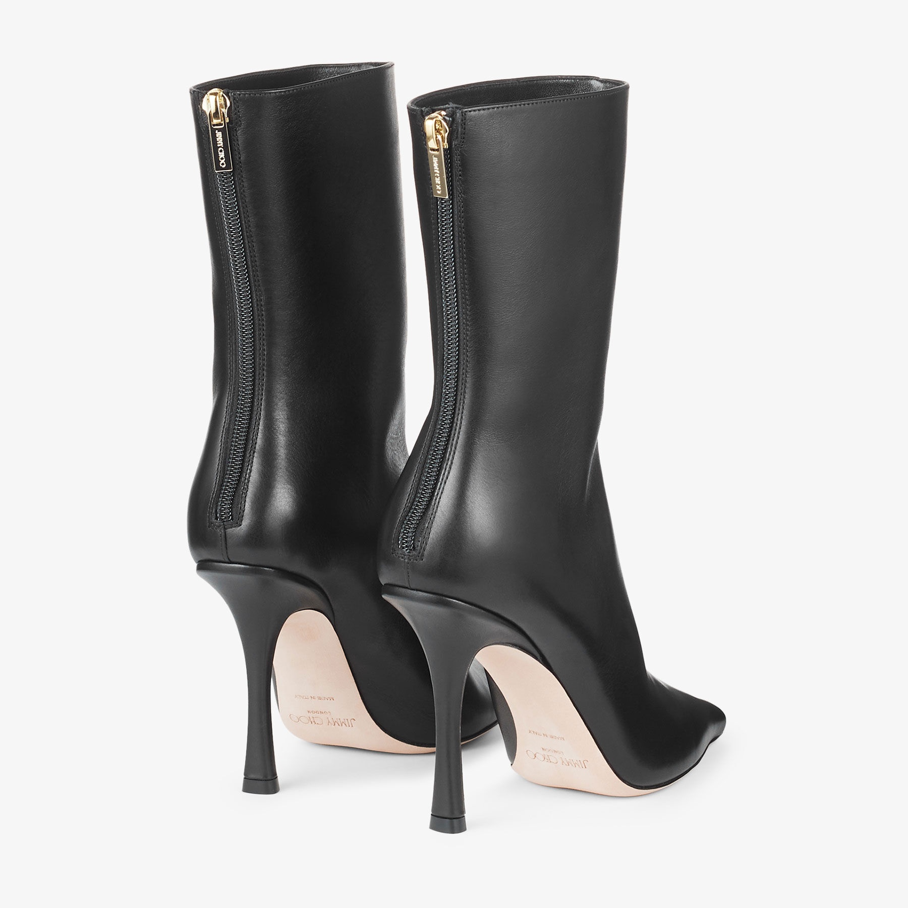 Agathe Ankle Boot 100
Black Calf Leather Ankle Boots - 7