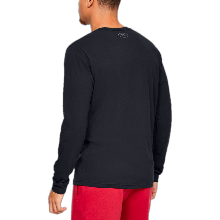 Under Armour Sportstyle Left Chest Long Sleeve T-shirt 'Black' 1329585-001 - 4