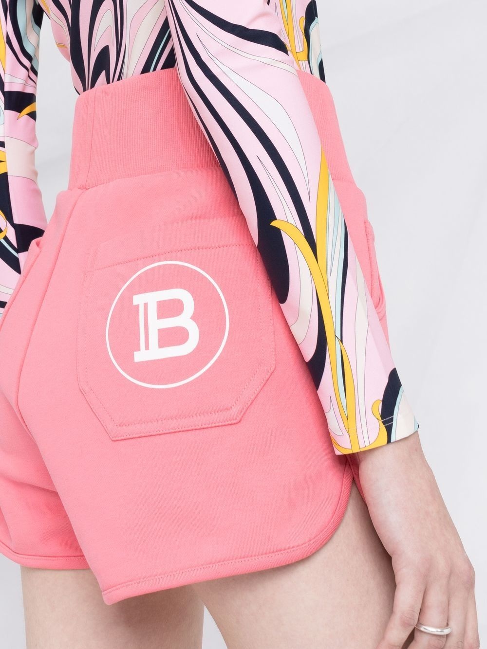 logo-print drawstring shorts - 3