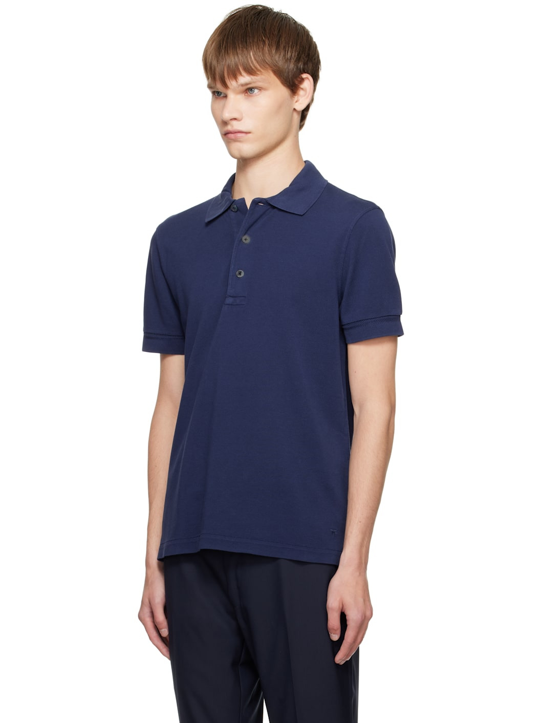 Blue Piquet Polo - 4