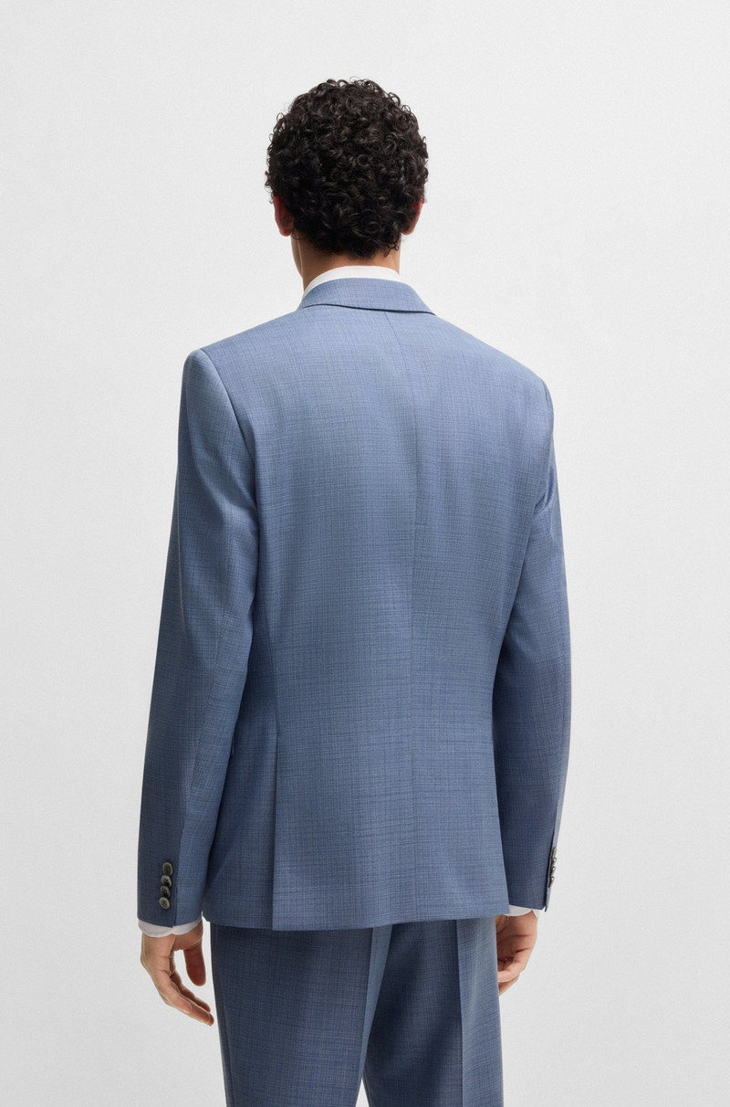 BOSS SLIM-FIT SUIT IN PATTERNED WOOL outlook