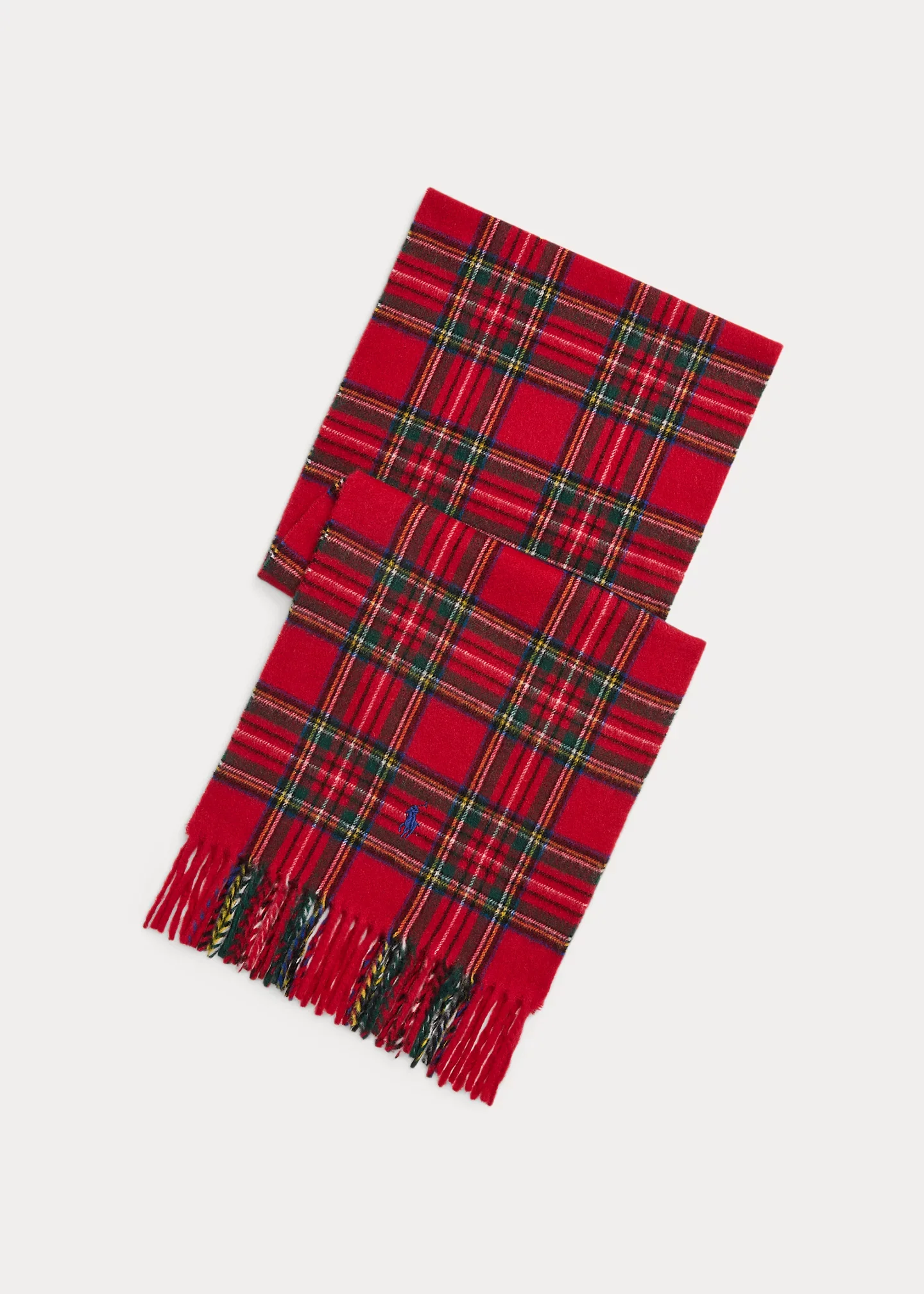 Plaid Cashmere Scarf - 1