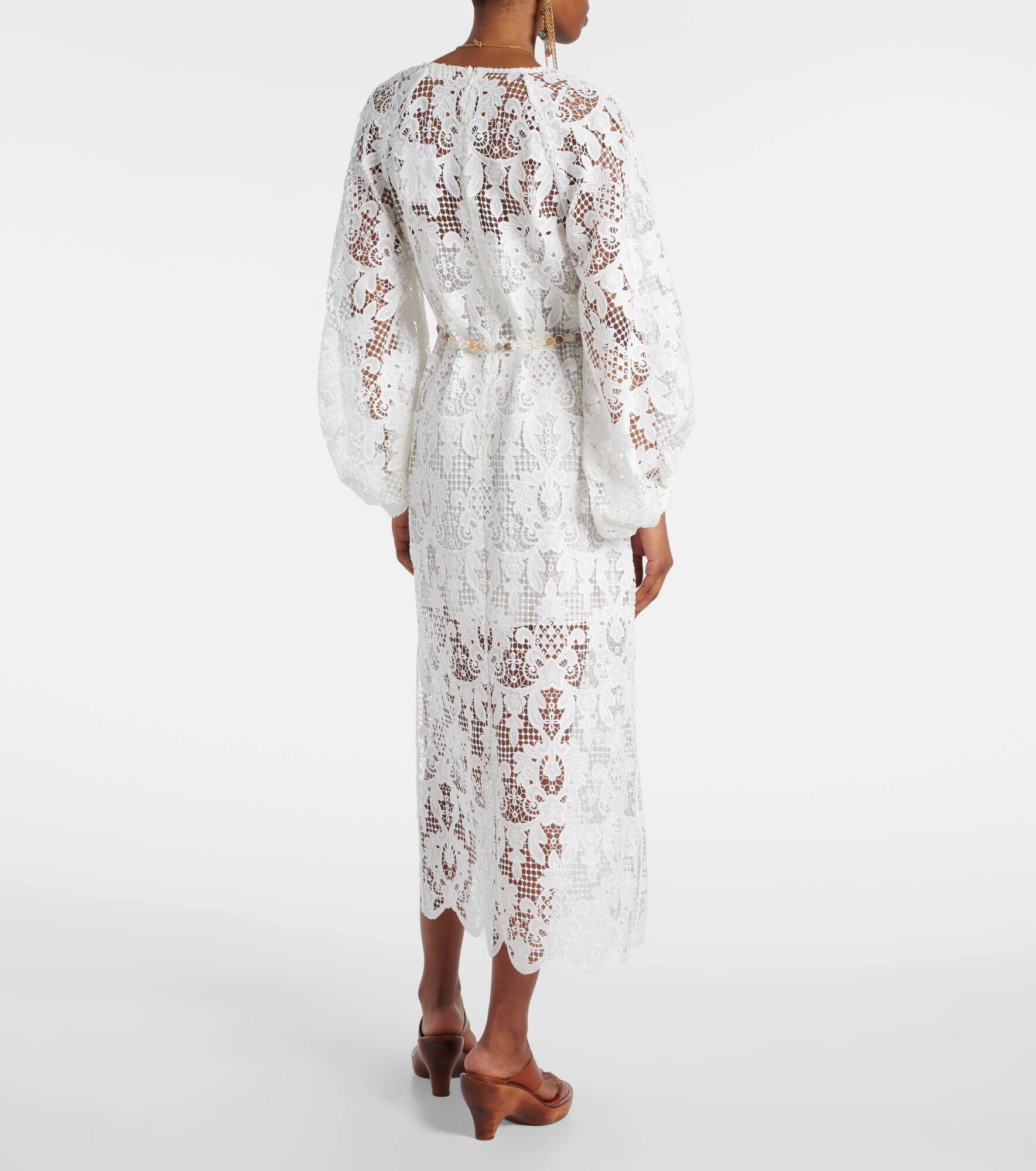 Coco lace midi dress - 3