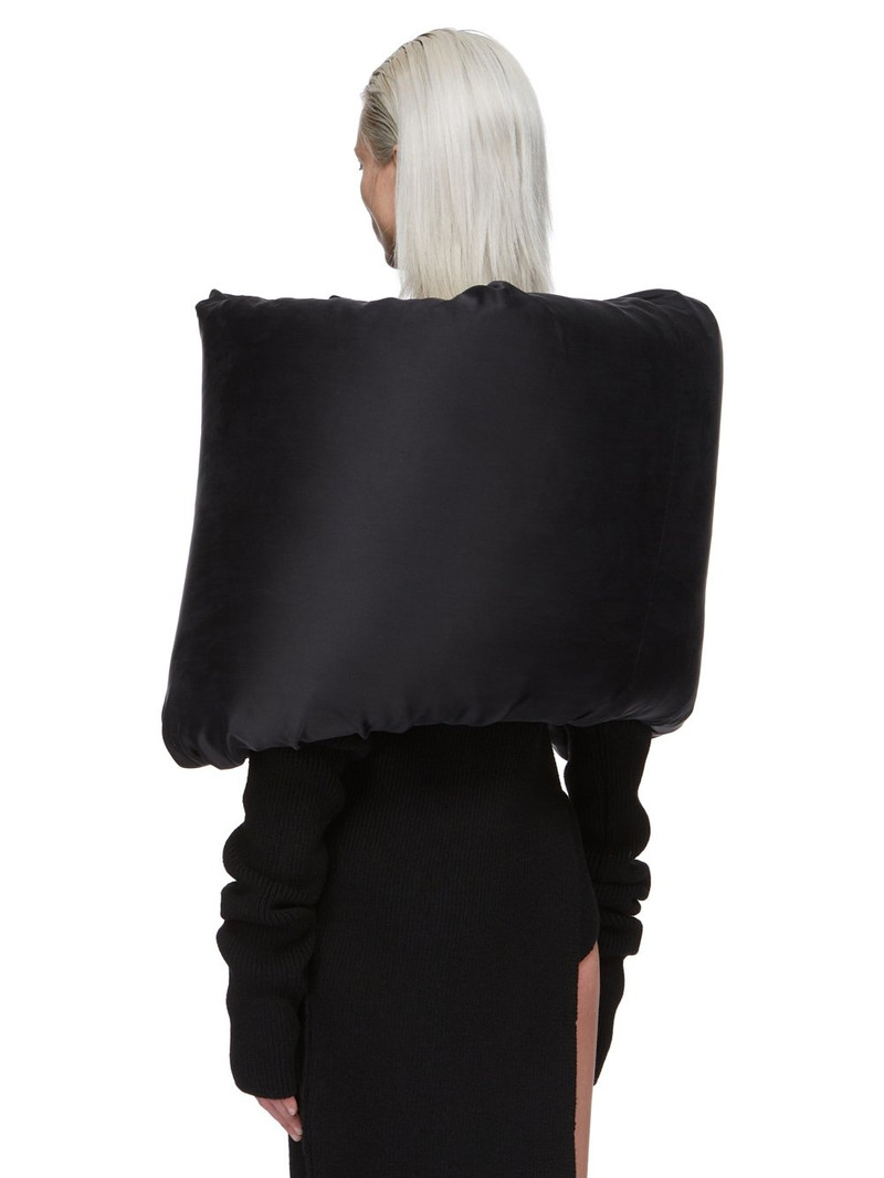 Black Donut Down Scarf 3