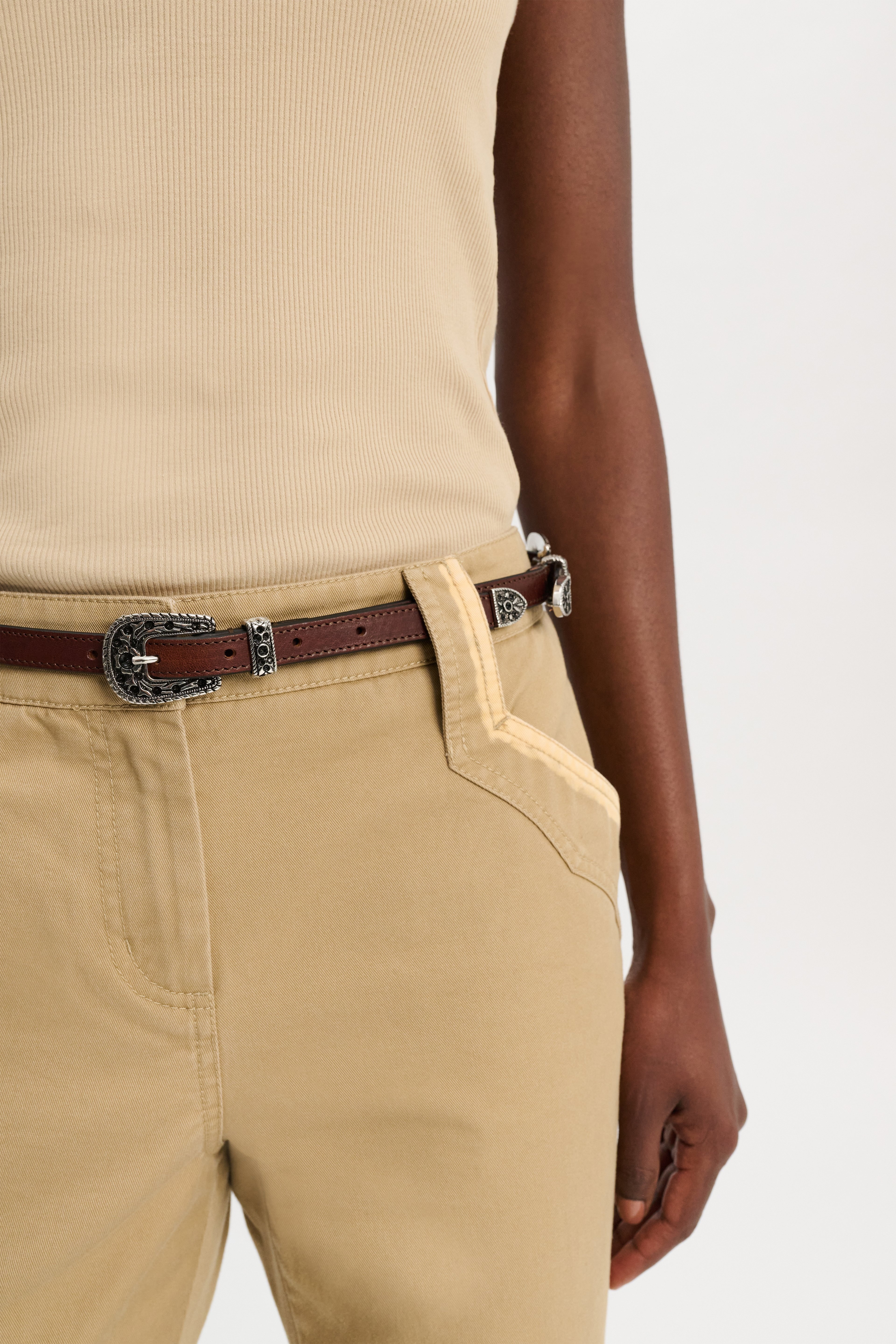 WESTERN COOLNESS multi buckle belt - 3