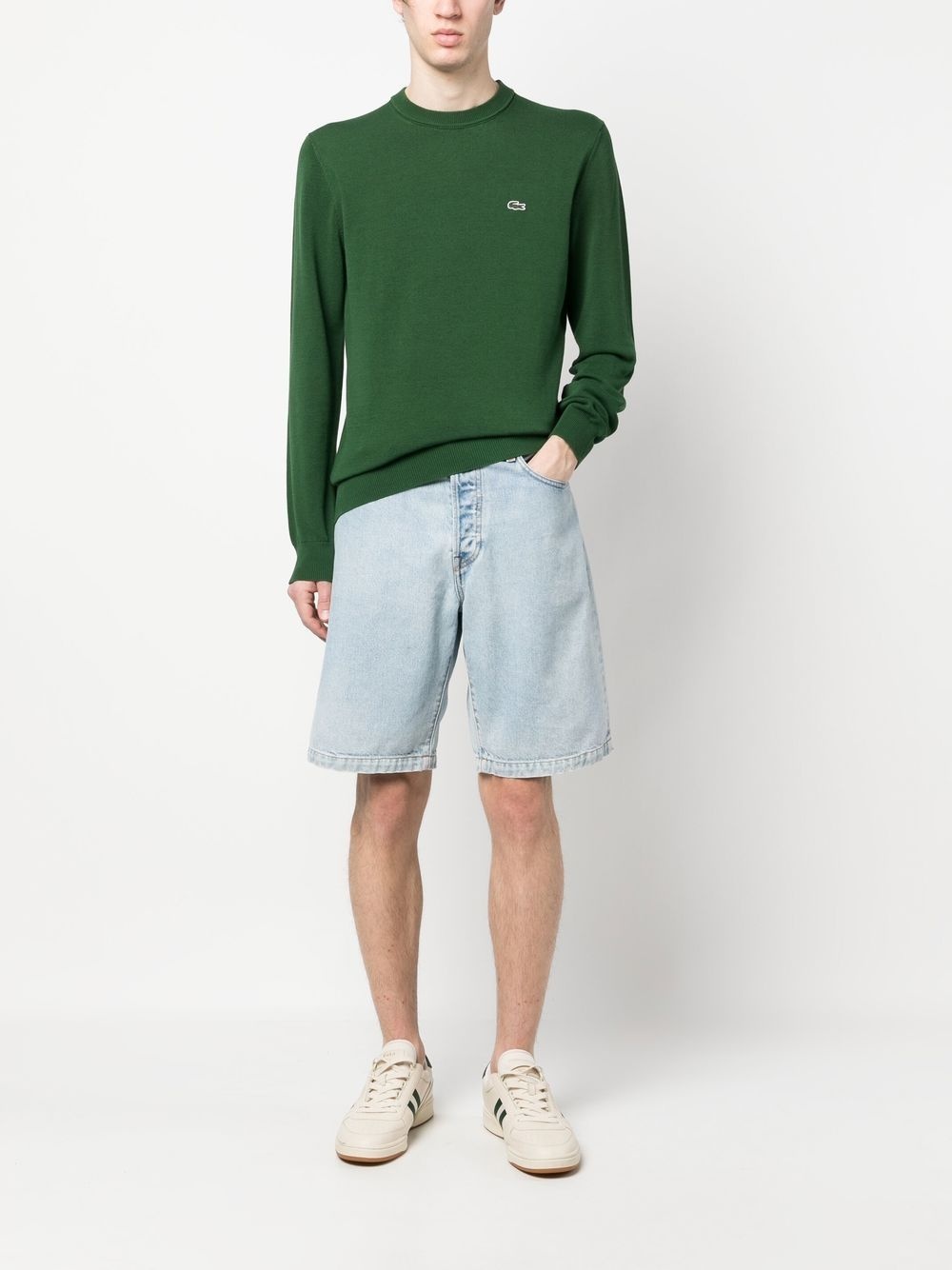 logo-appliqué Knit sweatshirt - 4