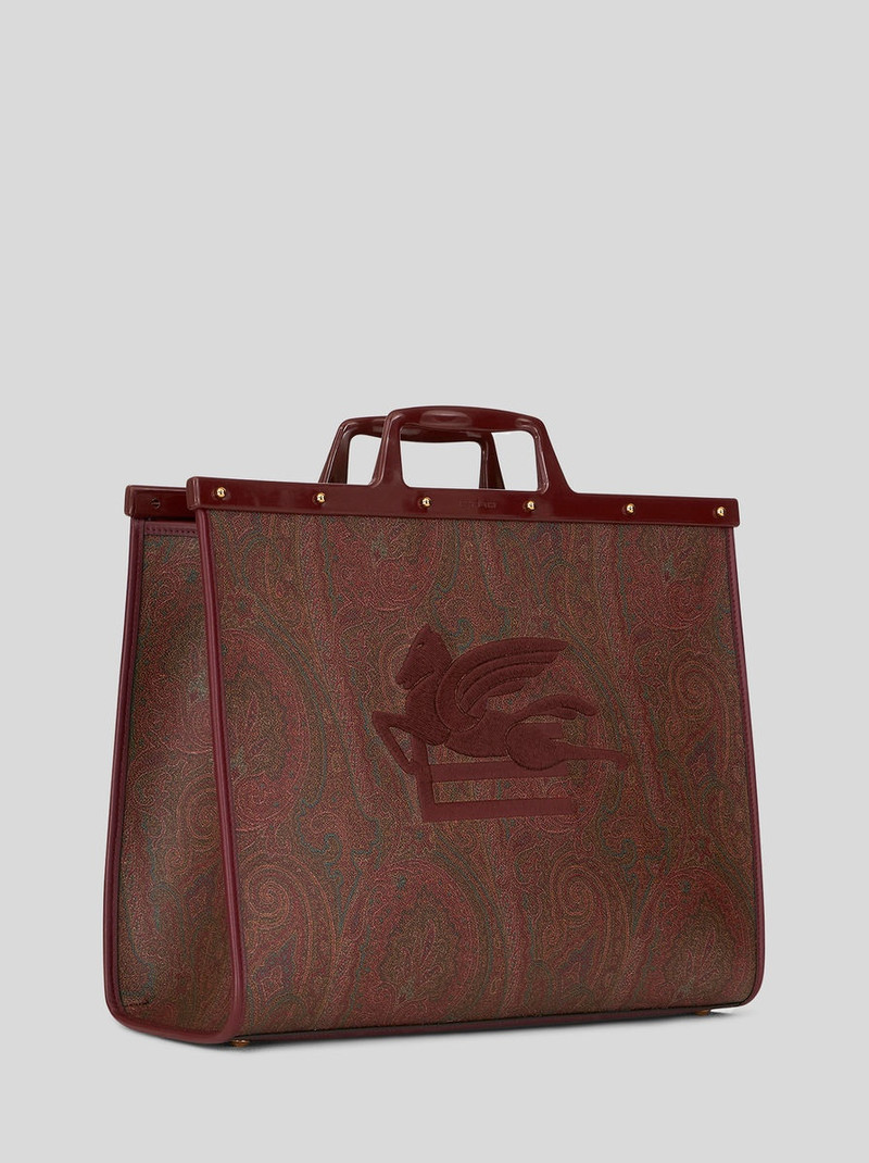 LARGE LOVE TROTTER PAISLEY BAG 5