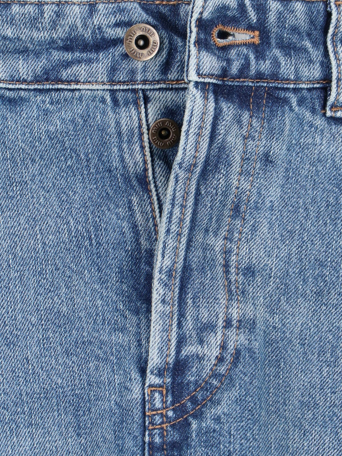DENIM MINI SKIRT - 5