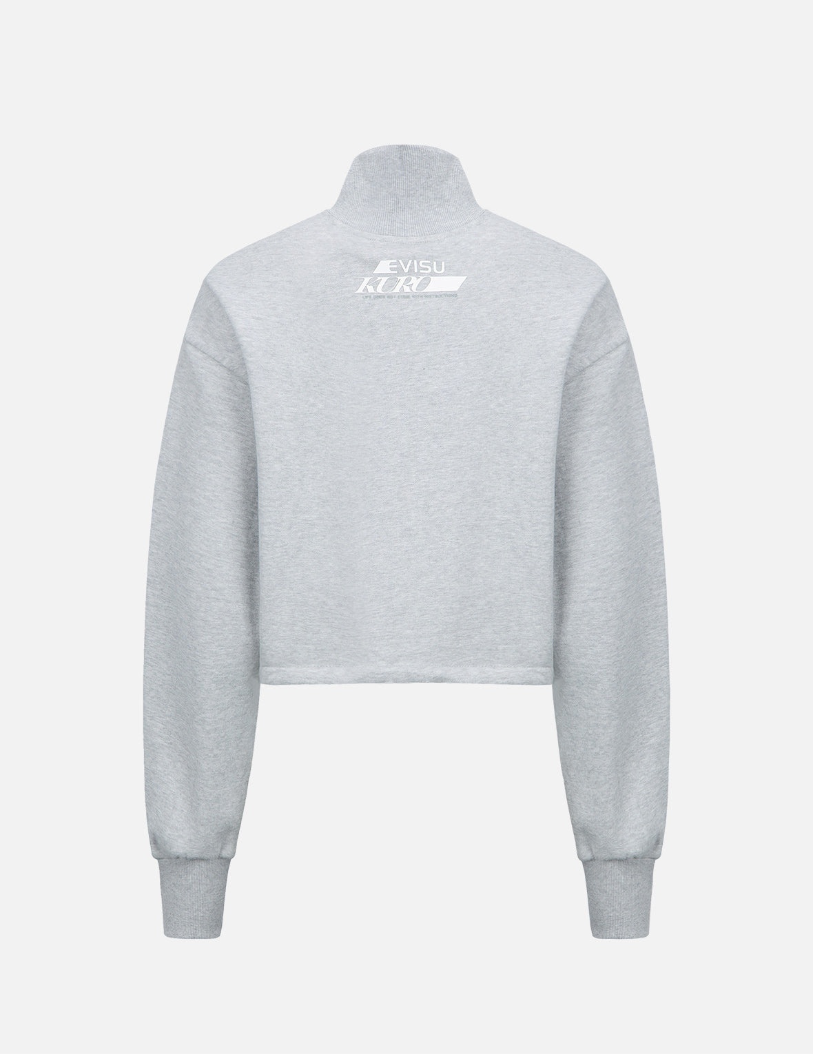 Triple Seagull Print Turtle Neck Sweatshirt - 2