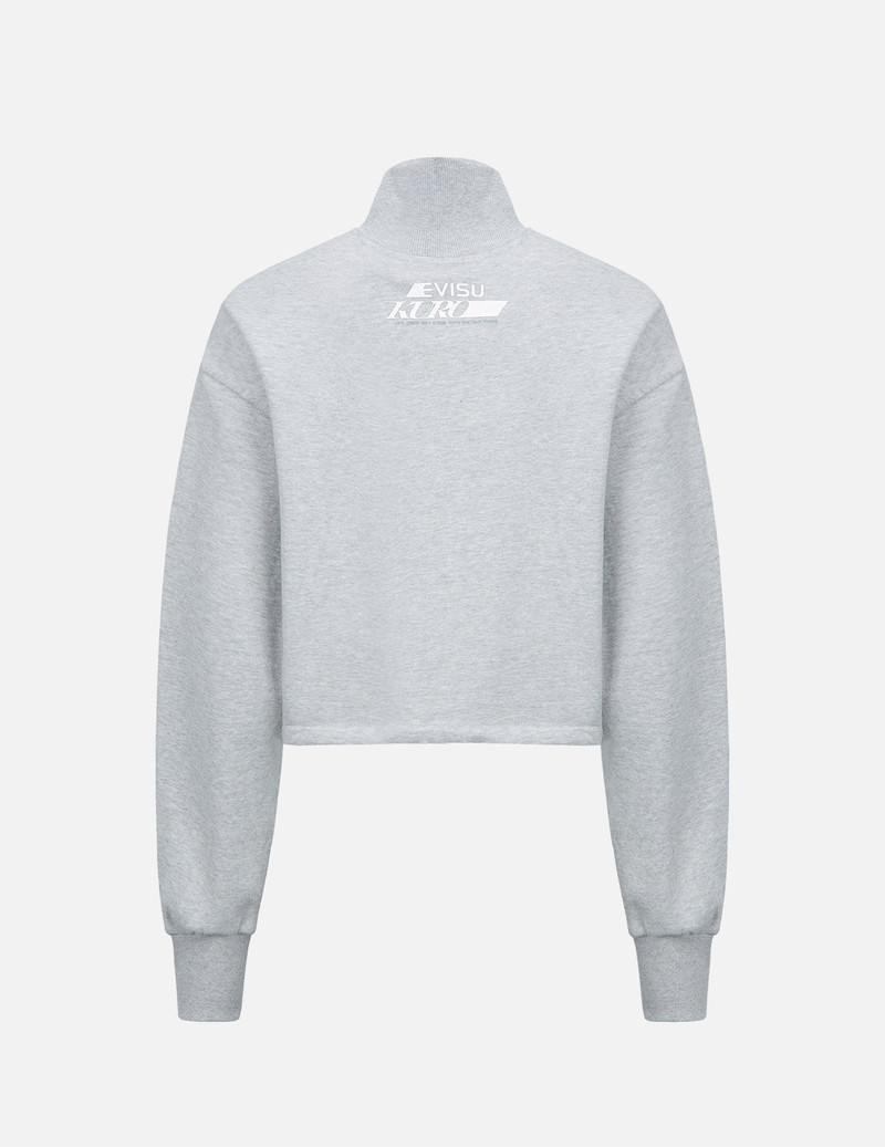 EVISU Triple Seagull Print Turtle Neck Sweatshirt outlook