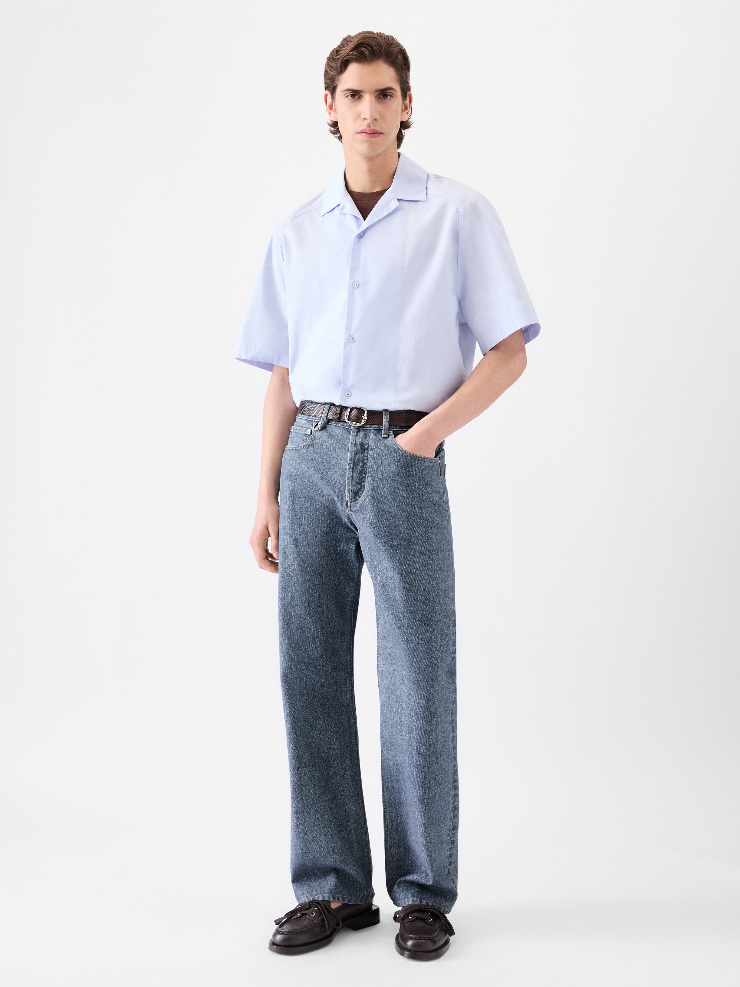The straight de-Nîmes denim pants - 2