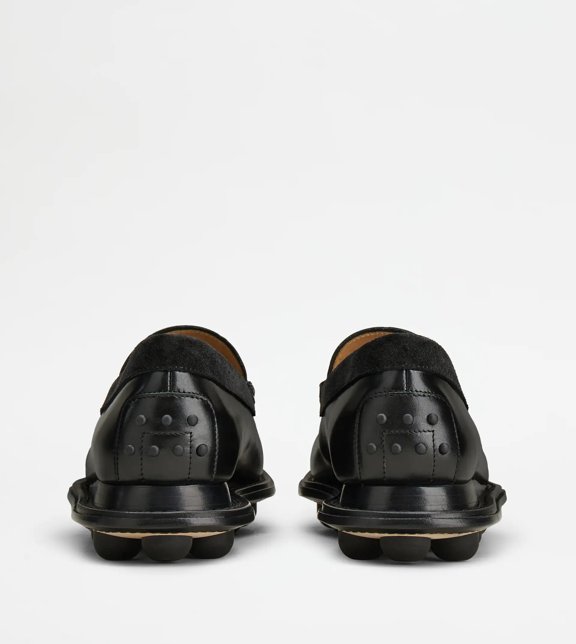 LOAFERS IN LEATHER - BLACK - 3