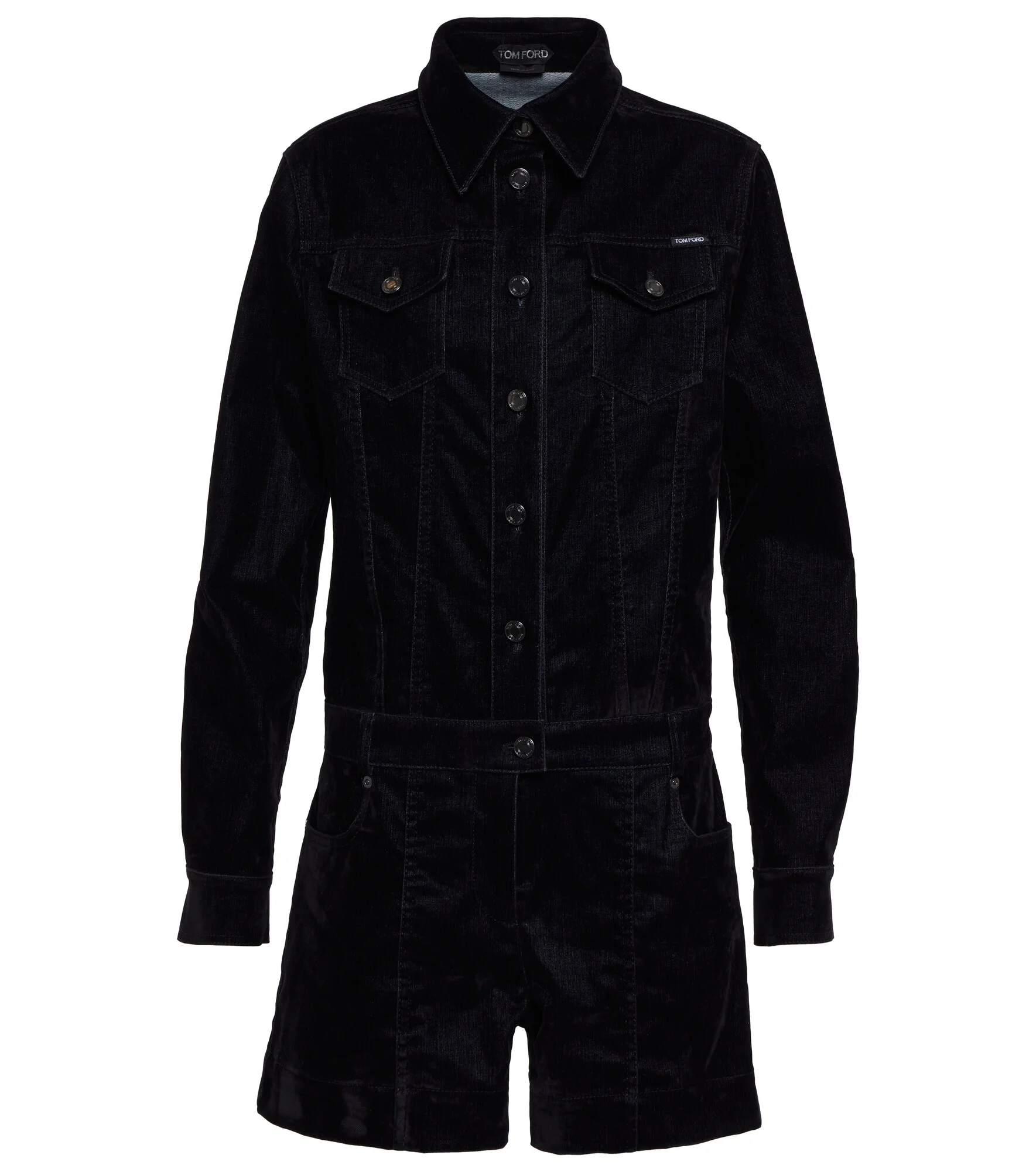 Denim playsuit - 1