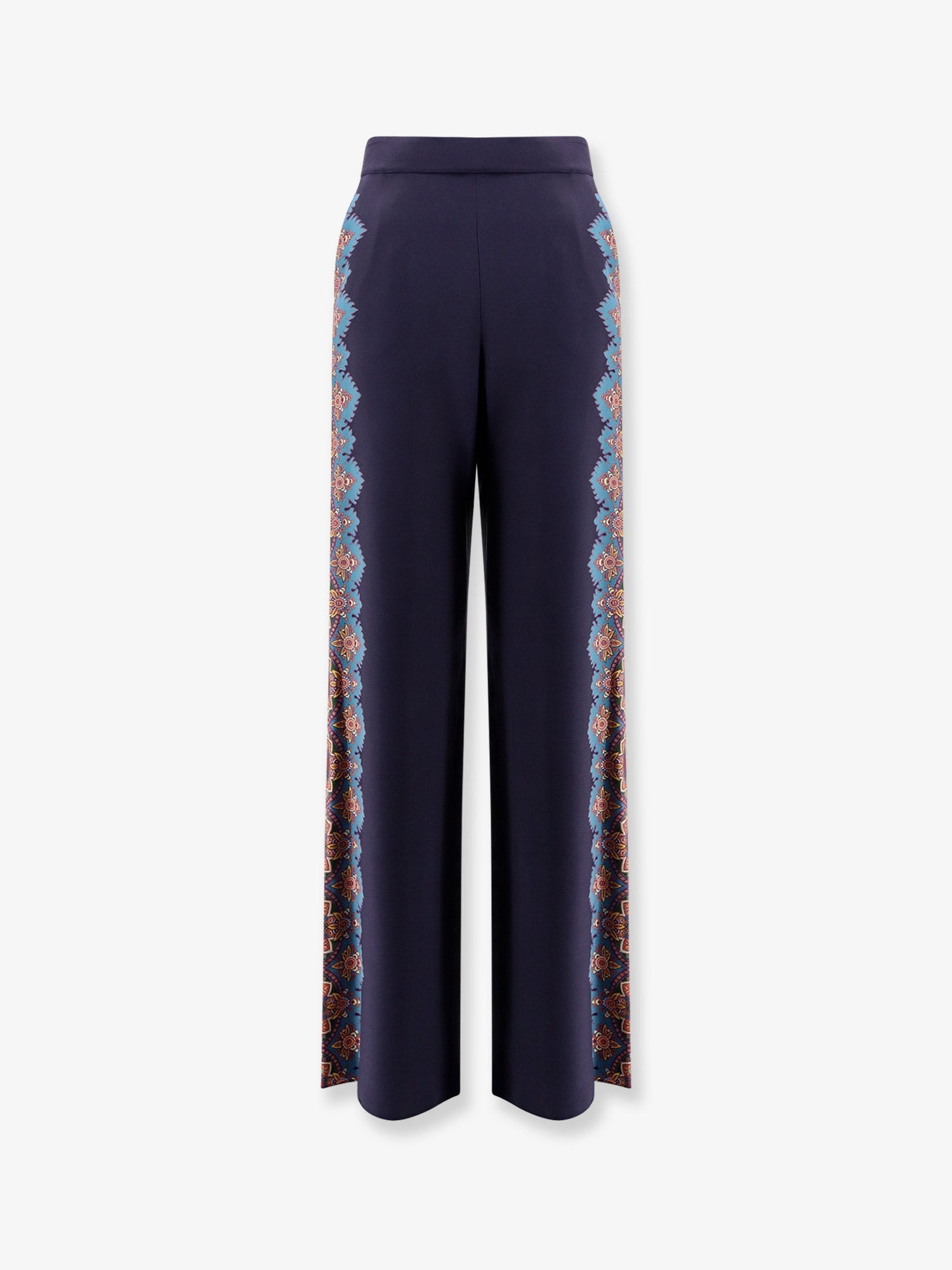 Etro Women Silk Trousers With Floral Print - 1