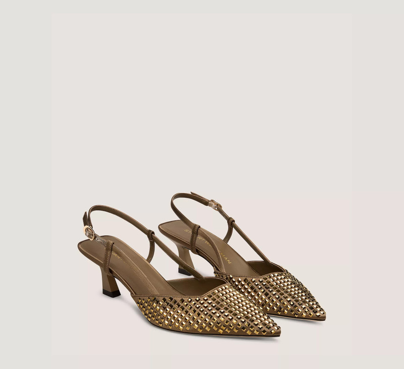 Stuart Weitzman VINNIE RADIANT SLINGBACK 50 outlook
