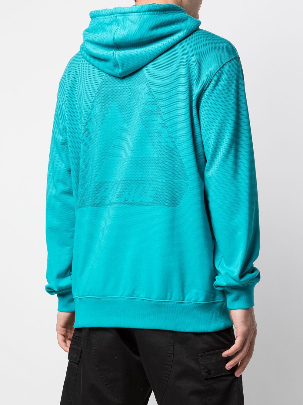 logo drawstring hoodie - 4